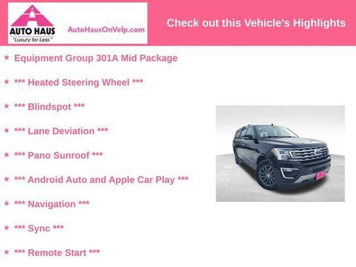 Blue Metallic 2021 Ford Expedition Max Limited