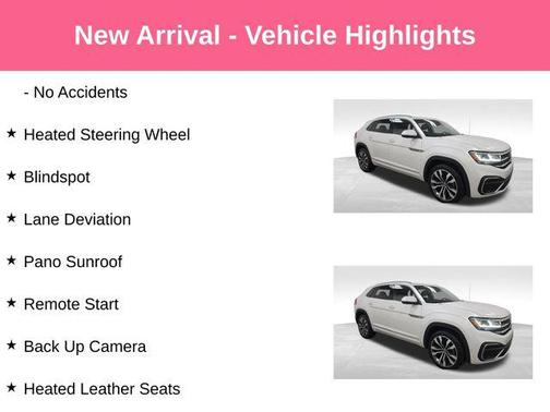 Oryx White Pearl 2021 Volkswagen Atlas Cross Sport 3.6L V6 SEL Premium R-Line