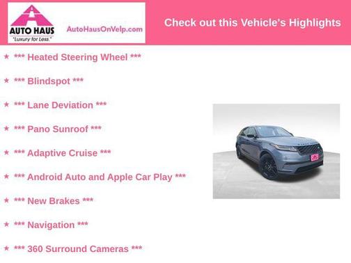 2019 Land Rover Range Rover Velar P250 S