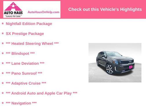 2022 Kia Telluride SX