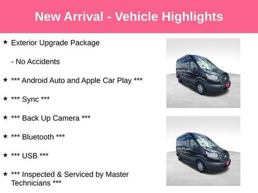 Tuxedo Black Metallic 2015 Ford Transit-350 XLT