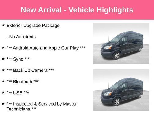 Tuxedo Black Metallic 2015 Ford Transit-350 XLT