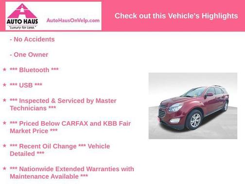 Siren Red Tintcoat 2017 Chevrolet Equinox 1LT