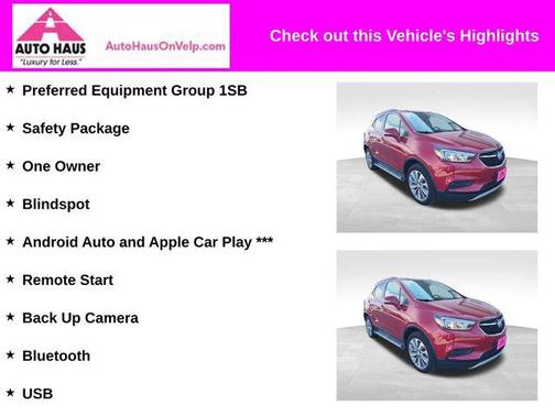 Winterberry Red Metallic 2019 Buick Encore Preferred