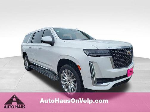 Crystal White Tricoat 2021 Cadillac Escalade ESV Premium Luxury