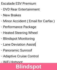Crystal White Tricoat 2021 Cadillac Escalade ESV Premium Luxury
