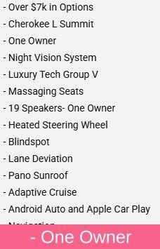 2021 Jeep Grand Cherokee L Summit Reserve