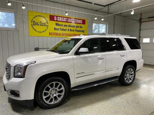 Pearl White 2019 GMC Yukon Denali