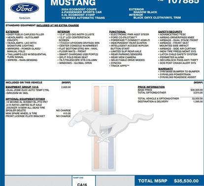 2024 Ford Mustang EcoBoost