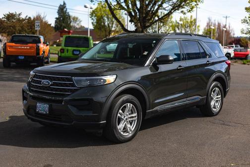 Forged Green Metallic 2022 Ford Explorer XLT