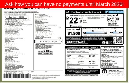 2019 Jeep Cherokee Overland