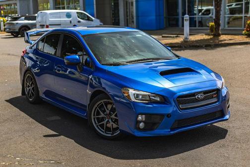 WR Blue Pearl 2015 Subaru WRX STI Limited