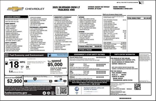2025 Chevrolet Silverado 1500 LT Trail Boss