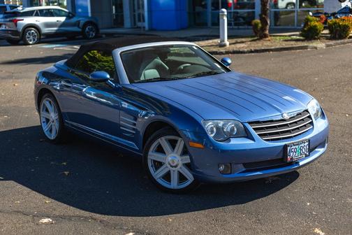 Aero Blue Pearlcoat/Black Cloth Top 2005 Chrysler Crossfire Base