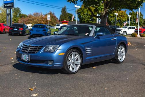 Aero Blue Pearlcoat/Black Cloth Top 2005 Chrysler Crossfire Base