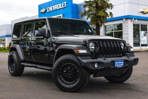 Black Clearcoat 2021 Jeep Wrangler Unlimited Sport