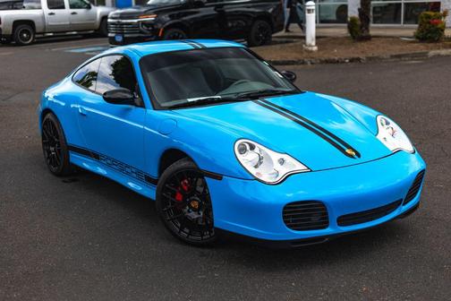Blue 2003 Porsche 911 Carrera