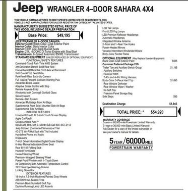 2024 Jeep Wrangler 4-Door Sahara 4x4