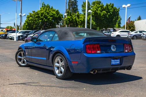 Blue 2007 Ford Mustang GT Premium