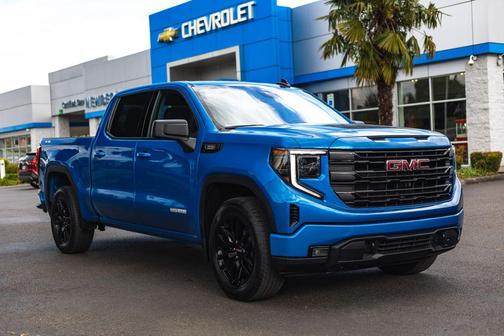 Blue Metallic 2024 GMC Sierra 1500 Elevation