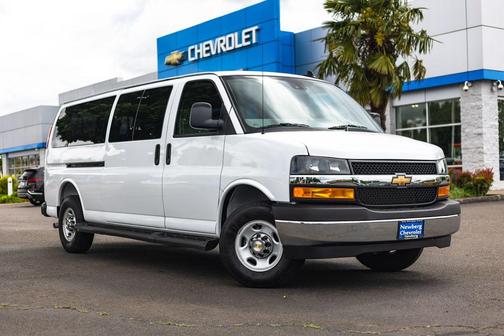 Summit White 2025 Chevrolet Express 3500 RWD 3500 Extended Wheelbase LT