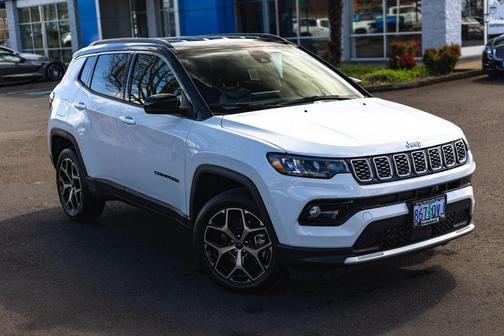 Bright White Clearcoat 2026 Jeep Compass Limited