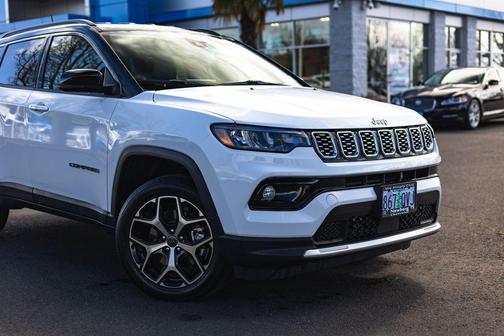 Bright White Clearcoat 2026 Jeep Compass Limited