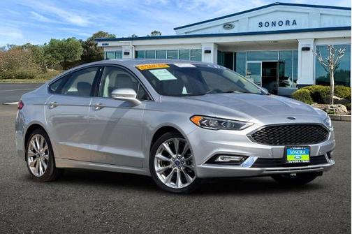 INGOT SILVER METALLIC 2017 Ford Fusion PLATINUM