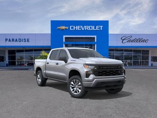 Sterling Gray Metallic 2026 Chevrolet Silverado 1500 Custom