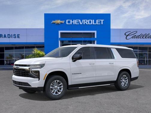 Summit White 2026 Chevrolet Suburban LS