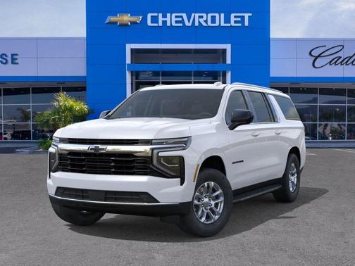 Summit White 2026 Chevrolet Suburban LS