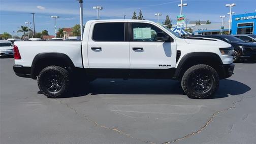 Bright White Clearcoat 2025 RAM 1500 RHO Crew Cab 4x4 5'7' Box