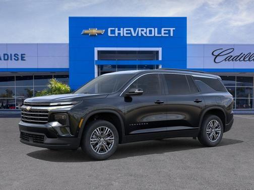 Black Metallic 2026 Chevrolet Traverse LT