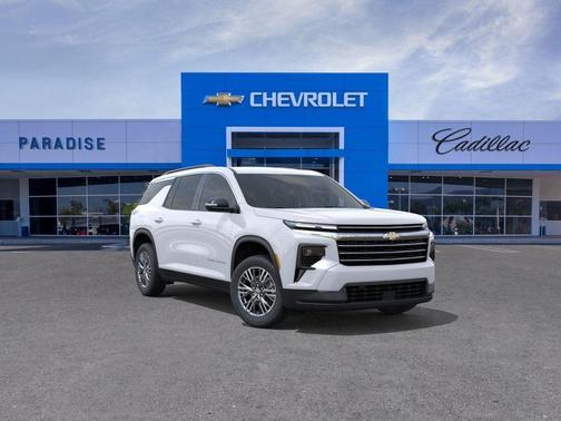 Summit White 2026 Chevrolet Traverse LT
