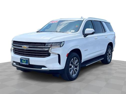 Summit White 2022 Chevrolet Tahoe LT
