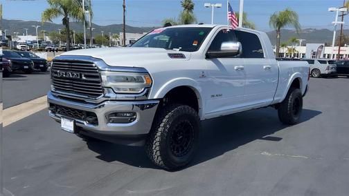 Bright White Clearcoat 2019 RAM 2500 Laramie Mega Cab 4x4 6'4' Box