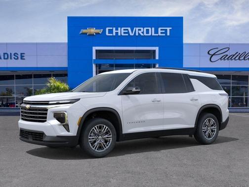 Polar White Tricoat 2026 Chevrolet Traverse LT