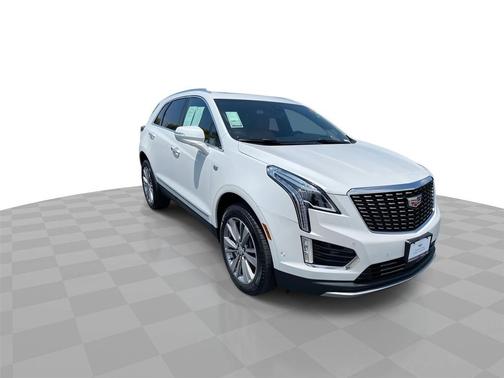 Crystal White Tricoat 2025 Cadillac XT5 Premium Luxury