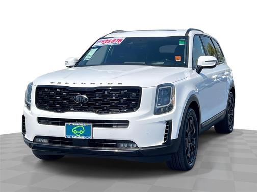 Glacial White Pearl 2021 Kia Telluride SX