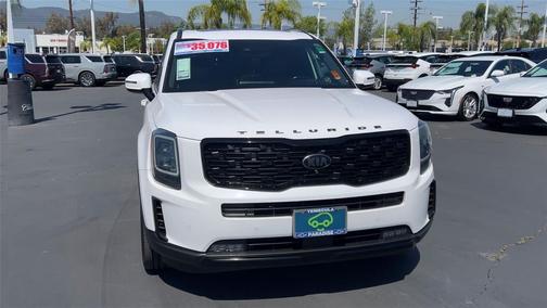 Glacial White Pearl 2021 Kia Telluride SX