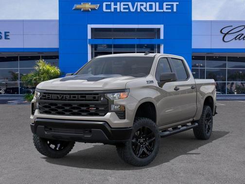White 2026 Chevrolet Silverado 1500 Custom Trail Boss