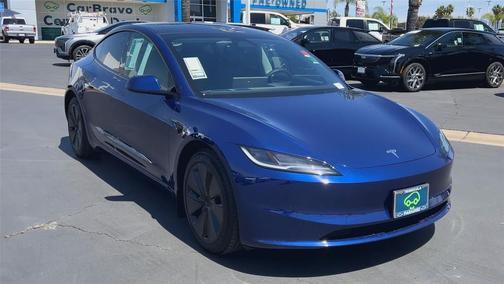 Deep Blue Metallic 2025 Tesla Model 3 Long Range