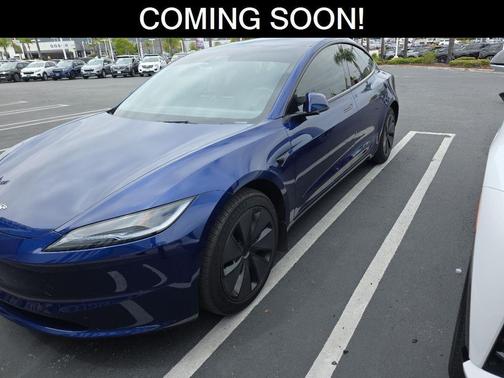 Deep Blue Metallic 2025 Tesla Model 3 Long Range