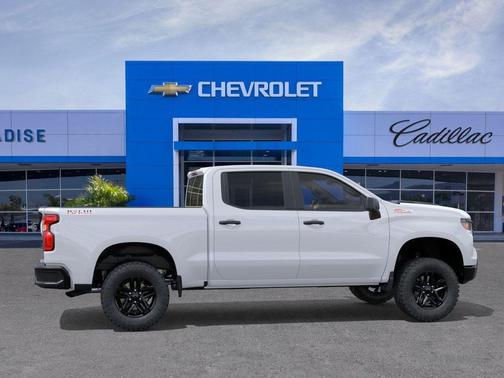 Summit White 2026 Chevrolet Silverado 1500 Custom Trail Boss
