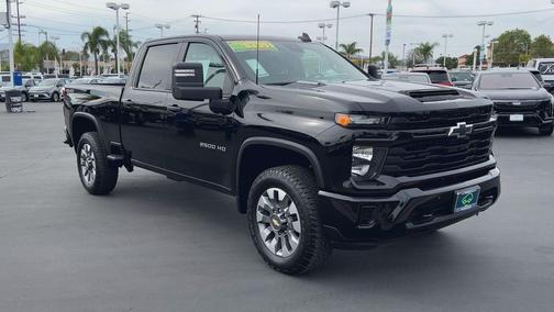 Black 2025 Chevrolet Silverado 2500 Custom