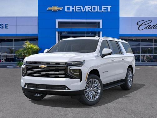 Polar White Tricoat 2026 Chevrolet Suburban High Country, 4WD