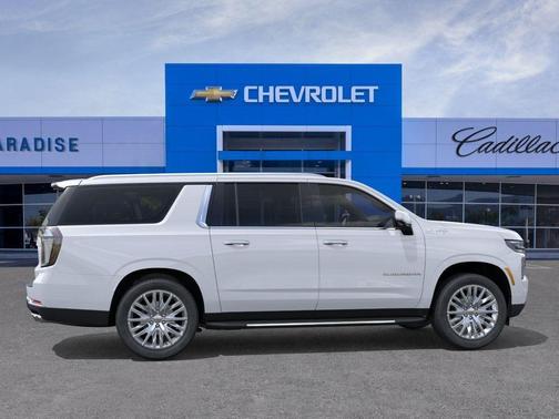 Polar White Tricoat 2026 Chevrolet Suburban High Country, 4WD