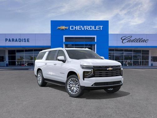 Polar White Tricoat 2026 Chevrolet Suburban High Country, 4WD
