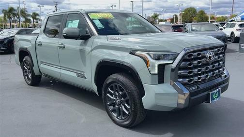 Lunar Rock 2025 Toyota Tundra Hybrid Platinum