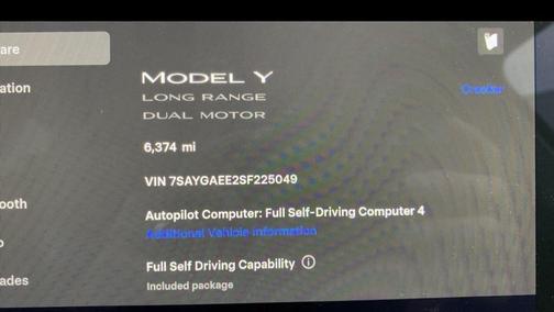 2025 Tesla Model Y Long Range Dual Motor All-Wheel Drive